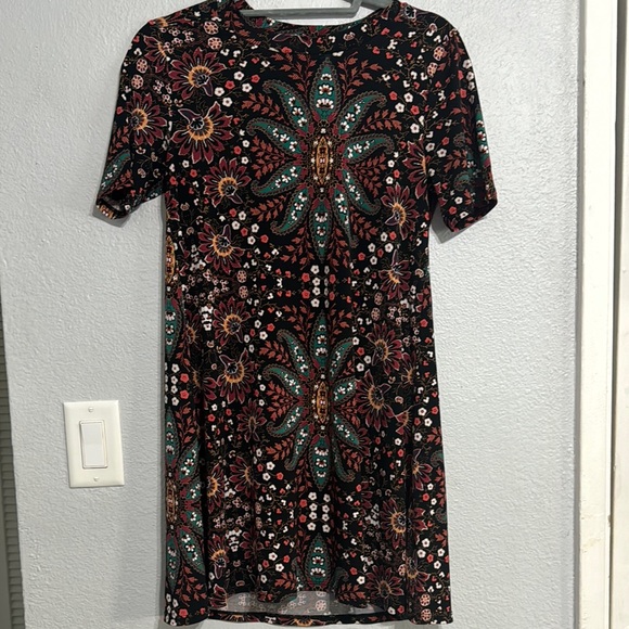 BCBGeneration Black and Blue A-line Mini Dress - Picture 1 of 3